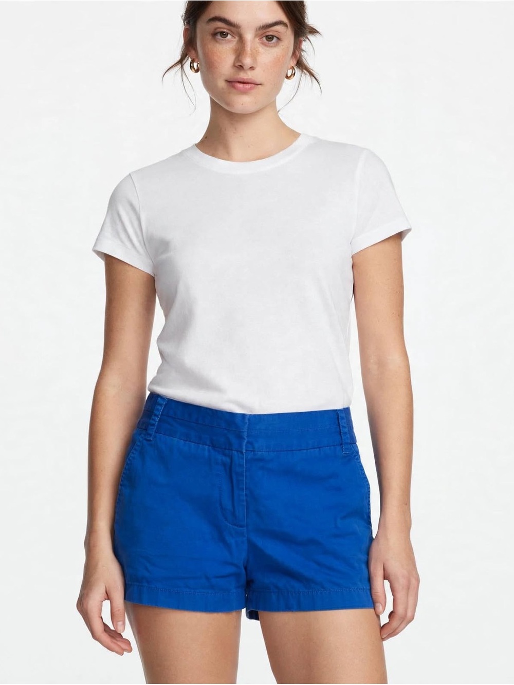 J. Crew Cobalt Blue 100% Cotton Chino Shorts Size 4